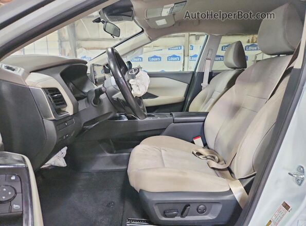 5N1BT3BA4SC763952 2025 NISSAN ROGUE White წინა სალონის ხედი