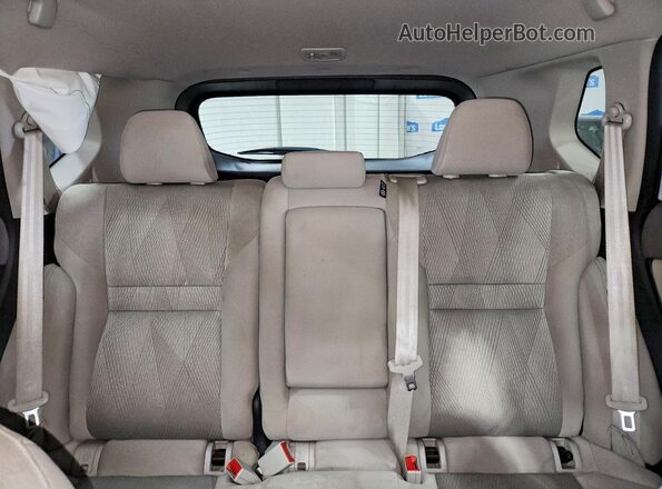 5N1BT3BA4SC763952 2025 NISSAN ROGUE White უკანა სავარძლების ხედი