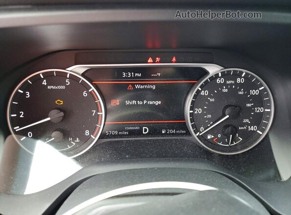 5N1BT3BA4SC790410 2025 NISSAN ROGUE White ხელსაწყოთა პანელის ხედი