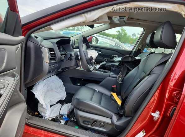 5N1BT3BA4TC698358 2026 NISSAN ROGUE Burgundy Вид салону спереду