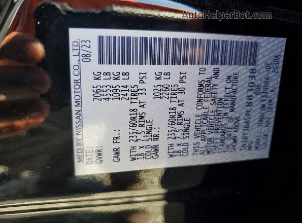 5N1BT3BA5PC883038 2023 NISSAN ROGUE Black 