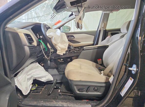 5N1BT3BA5SC790965 2025 NISSAN ROGUE Black Widok wnętrza z przodu
