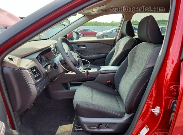5N1BT3BA6PC943036 2023 NISSAN ROGUE Red წინა სალონის ხედი