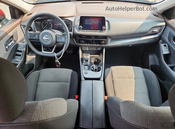 5N1BT3BA6PC943036 2023 NISSAN ROGUE Red წინა პანელის ხედი
