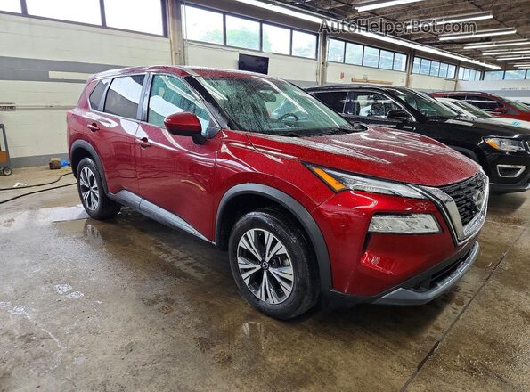 5N1BT3BA6PC944123 2023 NISSAN ROGUE Red Передня права чверть