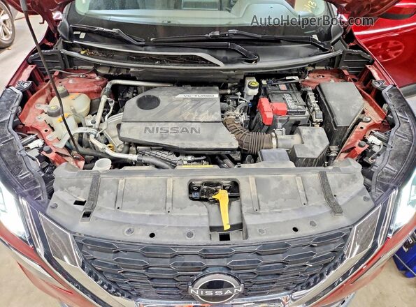 5N1BT3BA6PC944123 2023 NISSAN ROGUE Red Вид підкапотного простору