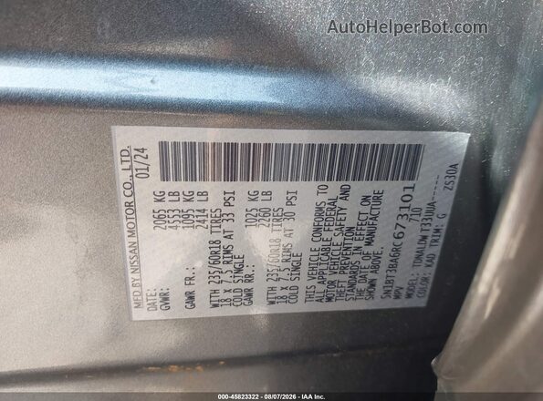 5N1BT3BA6RC673101 2024 NISSAN ROGUE Black ძრავის განყოფილების ხედი