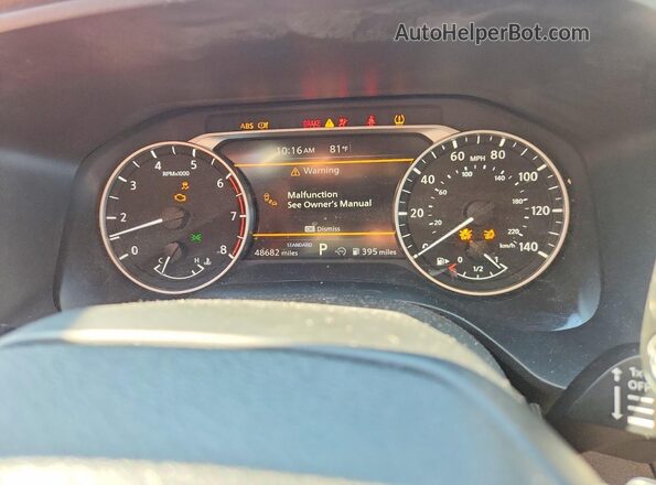 5N1BT3BA6SC767324 2025 NISSAN ROGUE Red Widok zestawu wskaźników