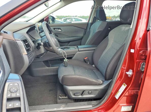 5N1BT3BA7PC767601 2023 NISSAN ROGUE Red Вид салону спереду