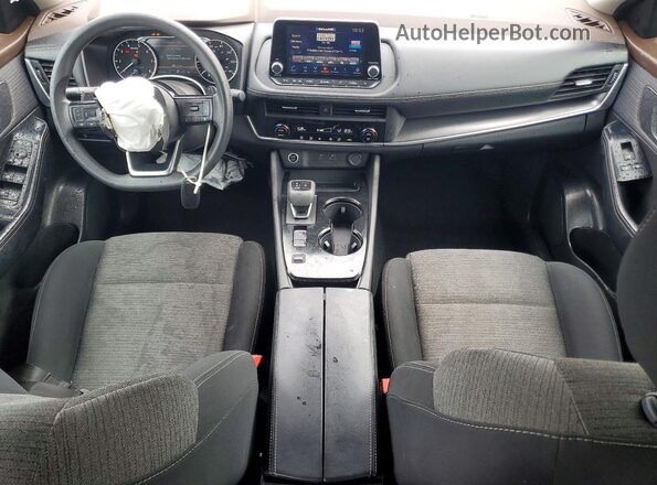 5N1BT3BA7PC892341 2023 NISSAN ROGUE Gray Dashboard view