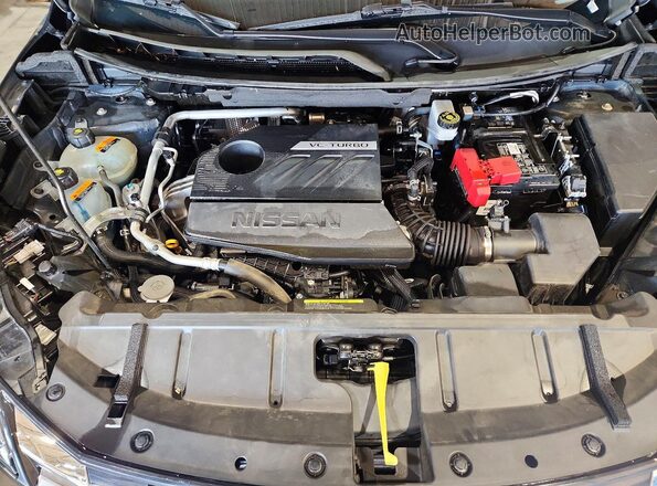 5N1BT3BA7SC808558 2025 NISSAN ROGUE Black ძრავის განყოფილების ხედი