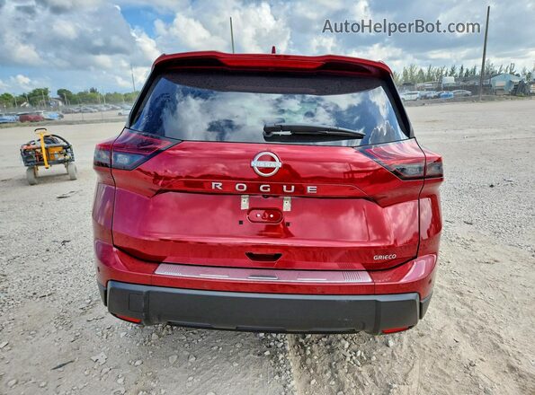 5N1BT3BA7SC846825 2025 NISSAN ROGUE Red Widok z tyłu