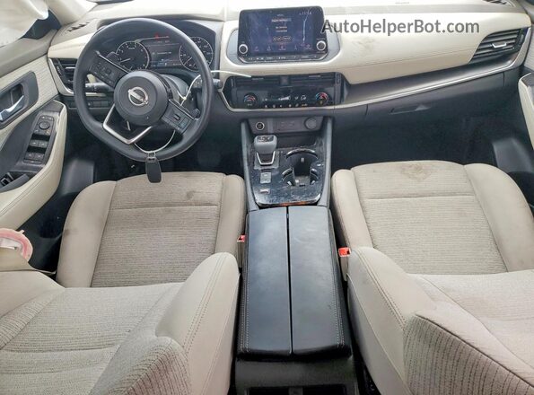 5N1BT3BA8PC691774 2023 NISSAN ROGUE White Առջևի վահանակի տեսք