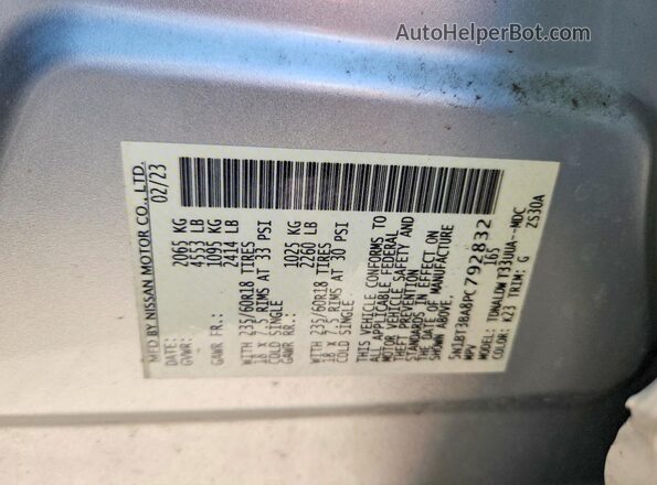 5N1BT3BA8PC792832 2023 NISSAN ROGUE Silver Engine compartment view