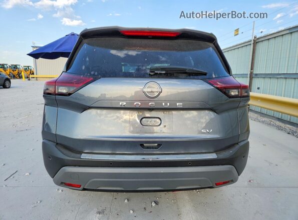 5N1BT3BA8PC886130 2023 NISSAN ROGUE Серый Вид салона спереди