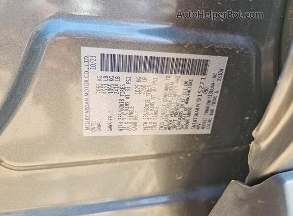 5N1BT3BA8PC915271 2023 NISSAN ROGUE Серый Панорамный вид салона 360°