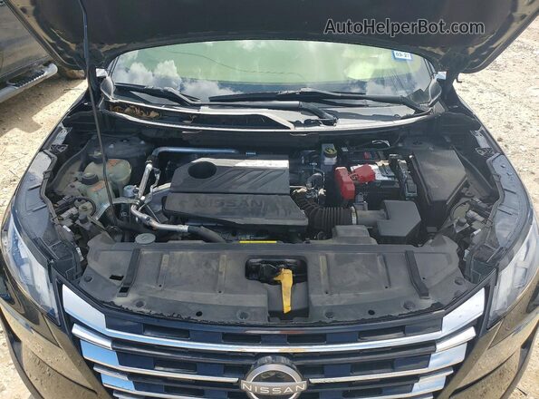 5N1BT3BA8RC716708 2024 NISSAN ROGUE Black უკანა სალონის ხედი