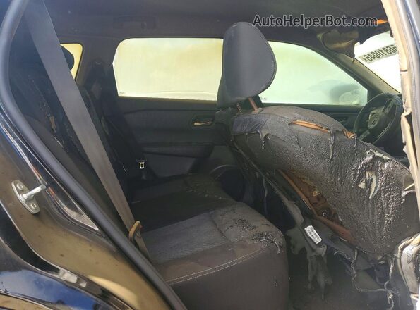 5N1BT3BA8RC716708 2024 NISSAN ROGUE Black უკანა სავარძლების ხედი