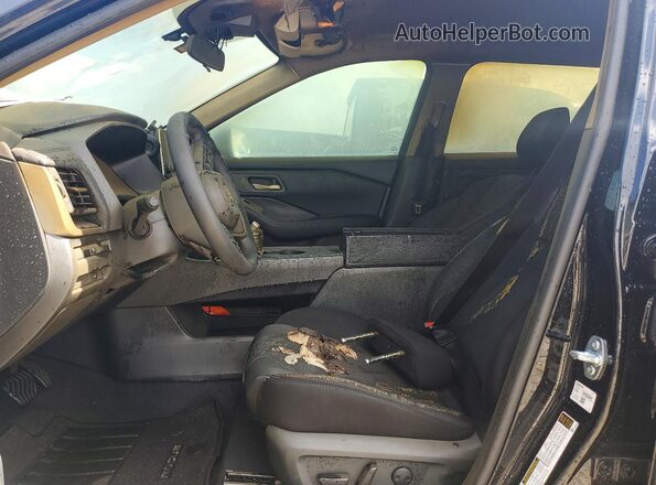5N1BT3BA8RC716708 2024 NISSAN ROGUE Black წინა სალონის ხედი