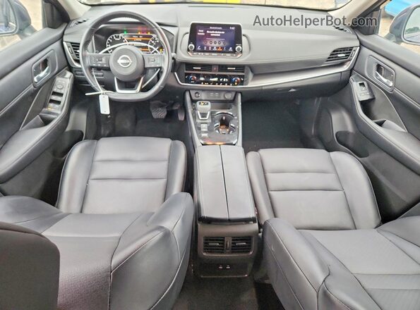 5N1BT3BA8RC750986 2024 NISSAN ROGUE Blue Առջևի վահանակի տեսք