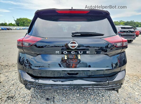 5N1BT3BA8SC818208 2025 NISSAN ROGUE Black Вид ззаду