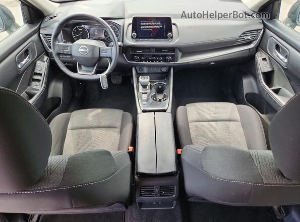 5N1BT3BA8SC818208 2025 NISSAN ROGUE Black Вид панелі приладів