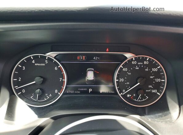 5N1BT3BA8TC670966 2026 NISSAN ROGUE White Instrument cluster view