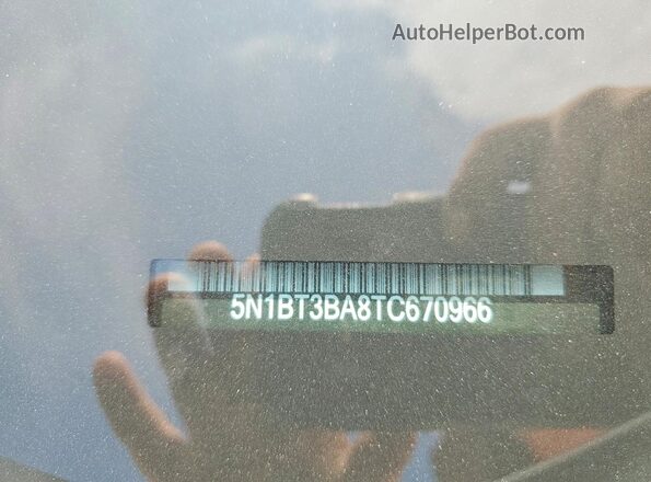 5N1BT3BA8TC670966 2026 NISSAN ROGUE White VIN sticker view