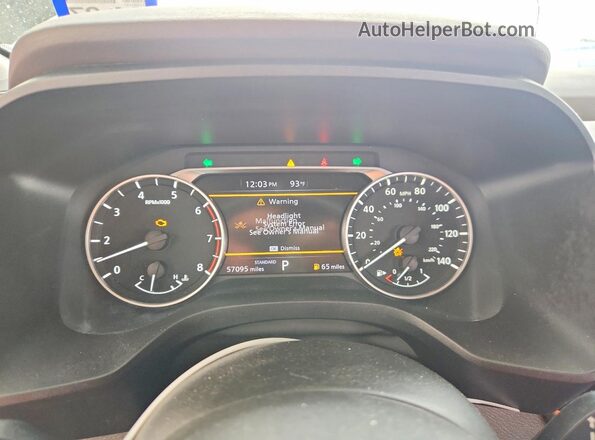 5N1BT3BA9PC796520 2023 NISSAN ROGUE Gray Vista del cuadro de instrumentos