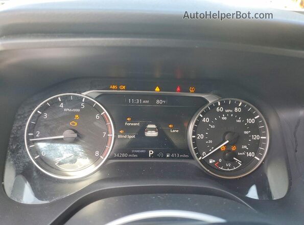 5N1BT3BA9SC807119 2025 NISSAN ROGUE Black Vista del cuadro de instrumentos