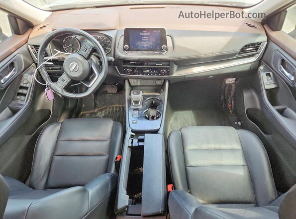 5N1BT3BAXPC844865 2023 NISSAN ROGUE Gray Dashboard view