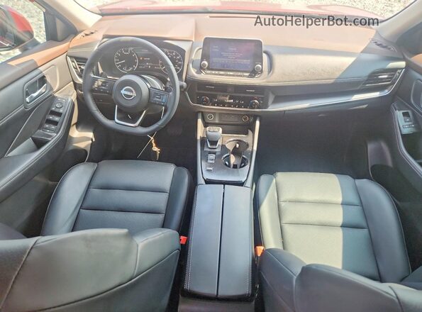 5N1BT3BAXPC870351 2023 NISSAN ROGUE Maroon Vista del salpicadero