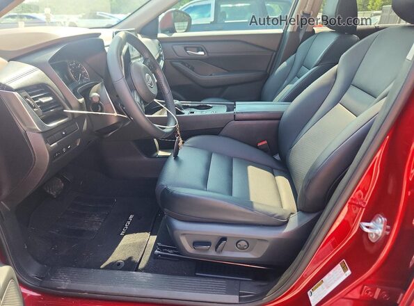 5N1BT3BAXPC870351 2023 NISSAN ROGUE Maroon Vista interior delantera