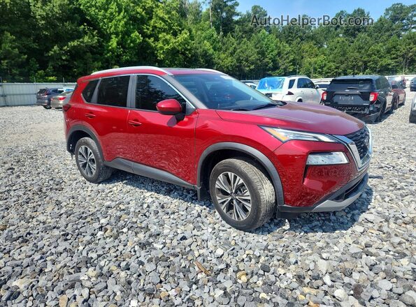 5N1BT3BAXPC870351 2023 NISSAN ROGUE Maroon Delantero derecho