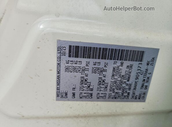 5N1BT3BAXPC905373 2023 NISSAN ROGUE White Engine compartment view