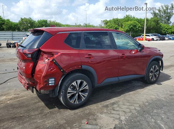 5N1BT3BAXPC913098 2023 NISSAN ROGUE Red Հետևի աջ