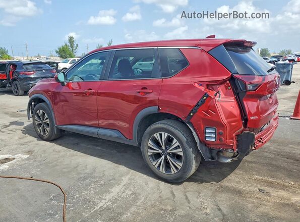 5N1BT3BAXPC913098 2023 NISSAN ROGUE Red Հետևի ձախ