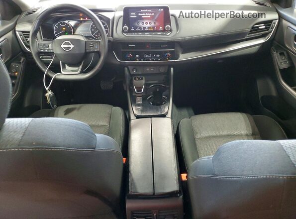 5N1BT3BAXSC802463 2025 NISSAN ROGUE Blue Вид панелі приладів