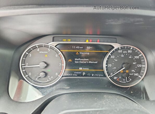 5N1BT3BAXTC728415 2026 NISSAN ROGUE Black ხელსაწყოთა პანელის ხედი