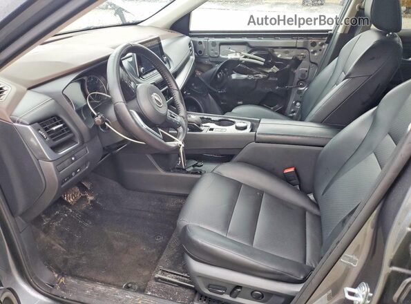 5N1BT3BB0PC877236 2023 NISSAN ROGUE Gray წინა სალონის ხედი