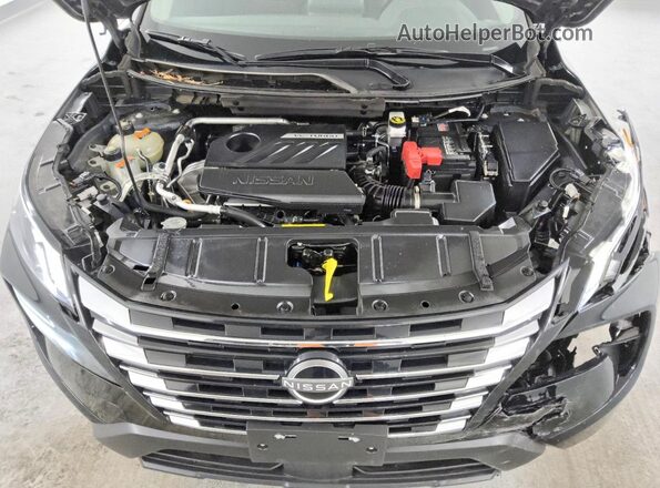 5N1BT3BB0SC813996 2025 NISSAN ROGUE Black Widok komory silnika
