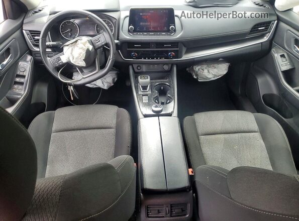 5N1BT3BB0SC814453 2025 NISSAN ROGUE Black წინა პანელის ხედი
