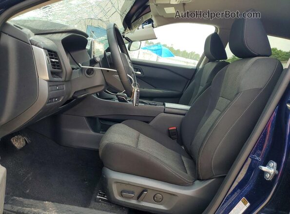 5N1BT3BB0SC816350 2025 NISSAN ROGUE Blue Вид салону спереду