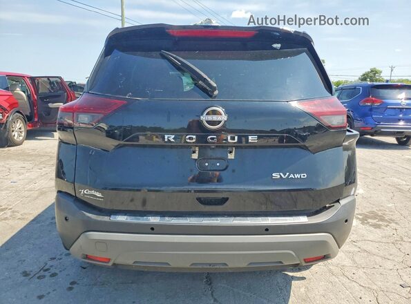 5N1BT3BB1PC872367 2023 NISSAN ROGUE Черный Вид сзади