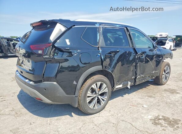 5N1BT3BB1PC872367 2023 NISSAN ROGUE Черный Задняя правая четверть