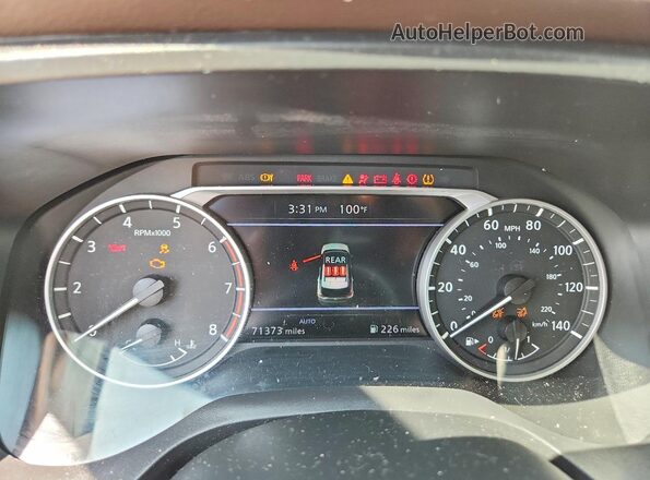 5N1BT3BB3PC853769 2023 NISSAN ROGUE Red Instrument cluster view