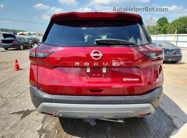 5N1BT3BB3PC853769 2023 NISSAN ROGUE Red Rear view