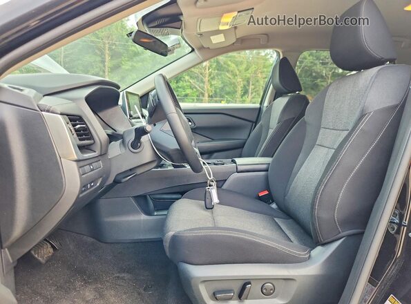 5N1BT3BB3SC841713 2025 NISSAN ROGUE Black წინა სალონის ხედი