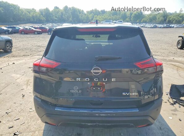 5N1BT3BB4PC779780 2023 NISSAN ROGUE Black Widok z tyłu