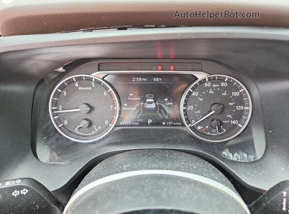 5N1BT3BB5PC680238 2023 NISSAN ROGUE Gray Вид щитка приладів